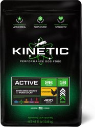 Kinetic Performance Dog Food Active Formula Adult High-Protein Chicken Dry Dog Food, 35-lb bag