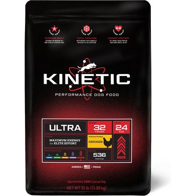 Kinetic Kinetic Performance Dog Food Ultra Formula Adult High-Protein Chicken Dry Dog Food, 35-lb bag
