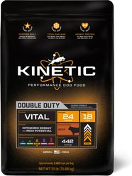 Kinetic Performance Dog Food Vital Double Duty Formula Adult High-Protein Beef Large Kibble Dry Dog Food, 35-lb bag