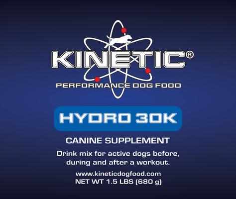 Show full view: Kinetic Performance Hydro 30K Dog Supplement, 1.5-lb jar slide 3 of 6