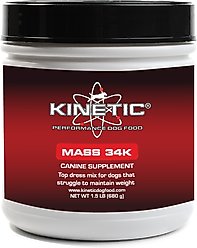 Kinetic Performance Mass 34K Dog Supplement, 1.5-lb jar