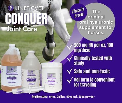 Show full view: KineticVet Conquer Liquid Horse Supplement, 128-fl oz bottle slide 3 of 5