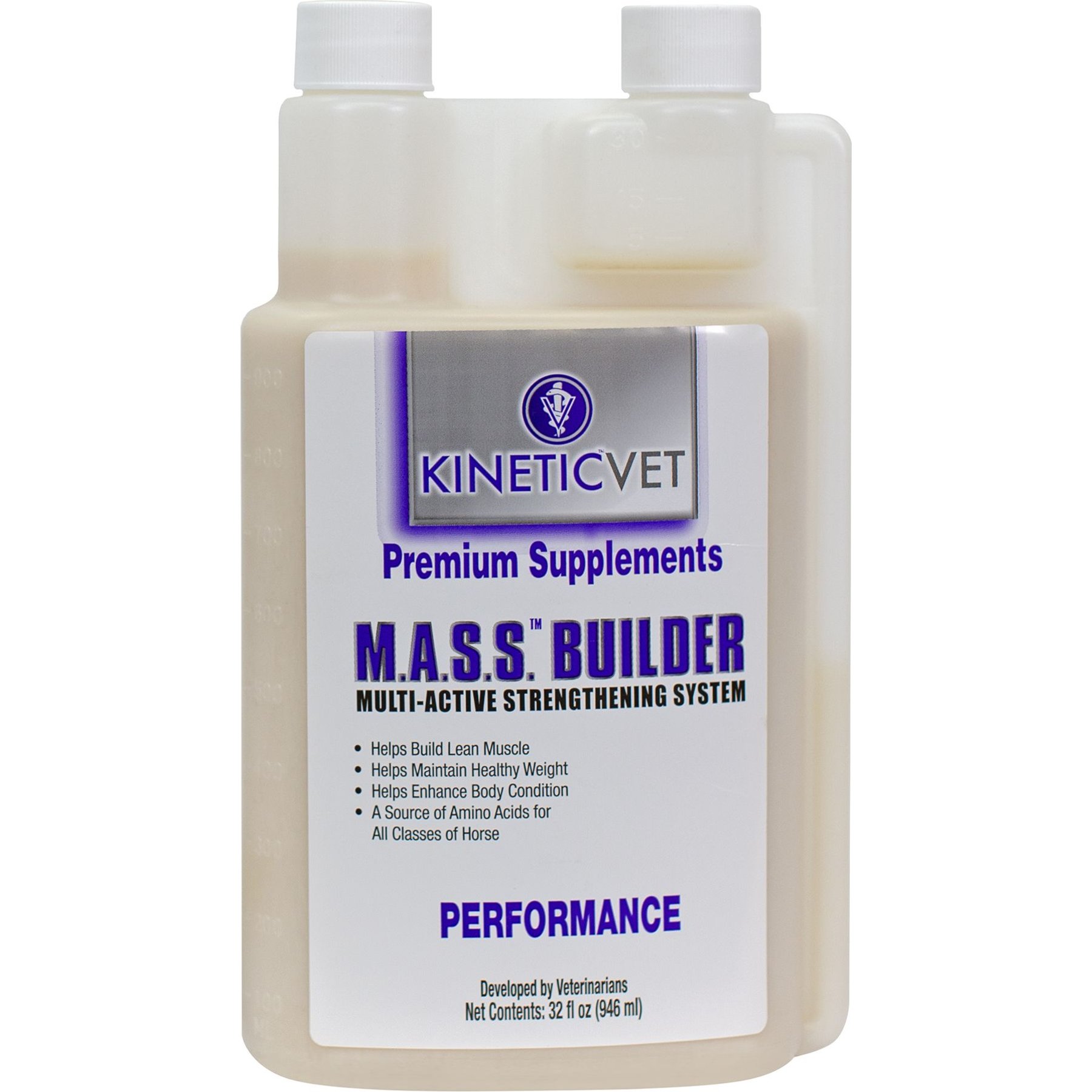 KineticVet M.A.S.S. Builder Horse Supplement, 32-fl oz bottle