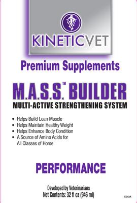 Show full view: KineticVet M.A.S.S. Builder Horse Supplement, 32-fl oz bottle slide 5 of 6