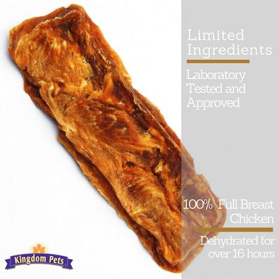 Show full view: Kingdom Pets Chicken Jerky Dog Treats, 48-oz bag slide 4 of 9