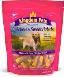 Kingdom Pets Chicken & Sweet Potato Jerky Twists Dog Treats, 48-oz bag