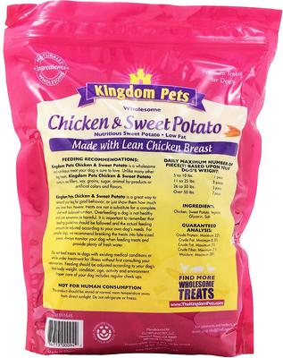 Show full view: Kingdom Pets Chicken & Sweet Potato Jerky Twists Dog Treats, 48-oz bag slide 3 of 9