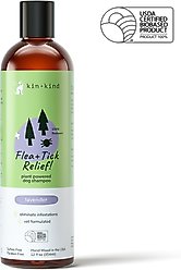 kin+kind Flea+Tick Lavender Dog Shampoo, 12-fl oz bottle