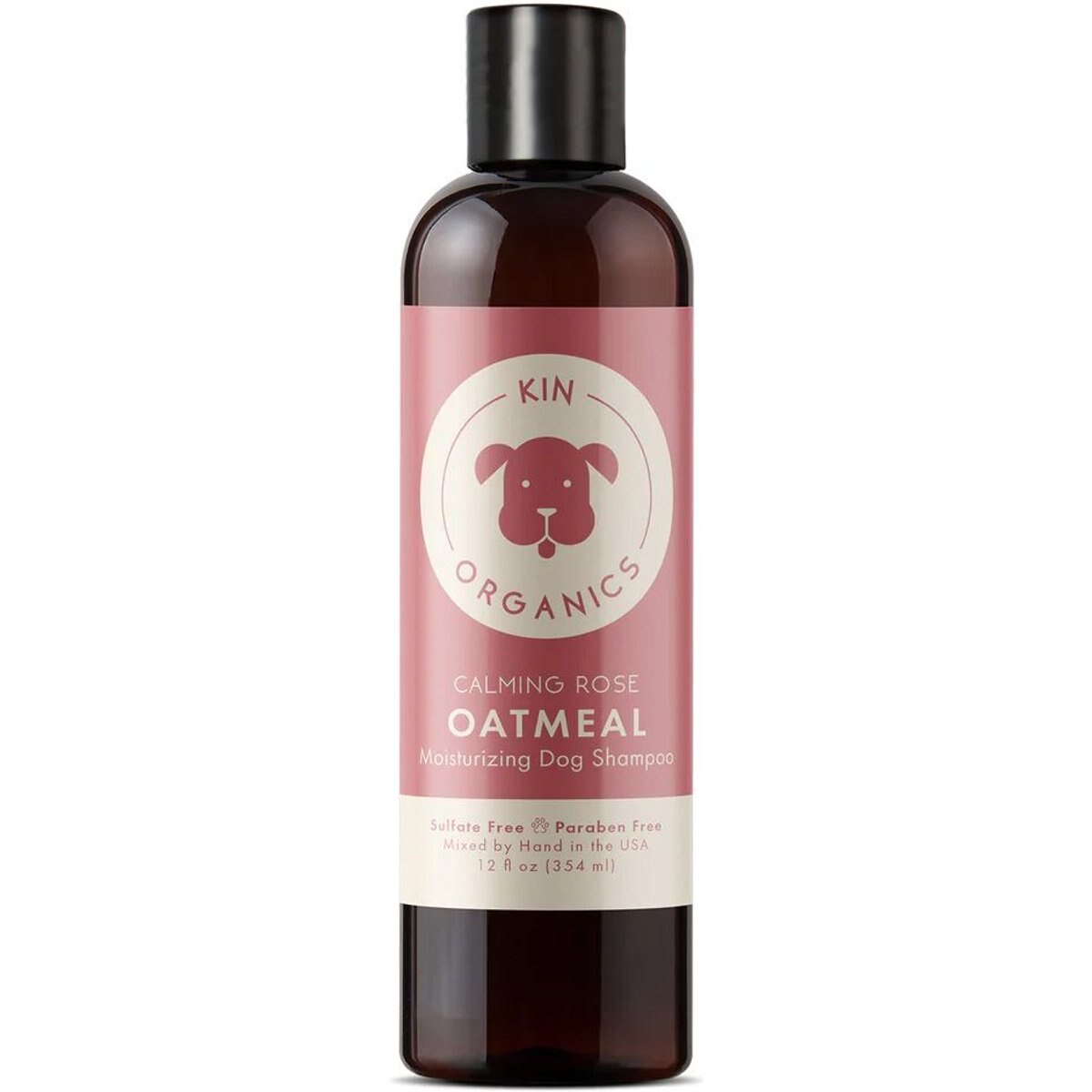 kin+kind Kin Organics Calming Rose Moisturizing Dog Shampoo, 12-fl oz bottle