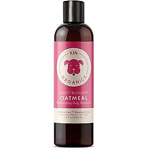 kin+kind Kin Organics Sweet Blossom Oatmeal Dog Shampoo, 12-fl oz bottle