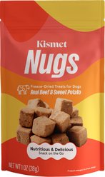 Kismet Beef & Sweet Potato Nugs Freeze-Dried Dog Treats, 1-oz bag