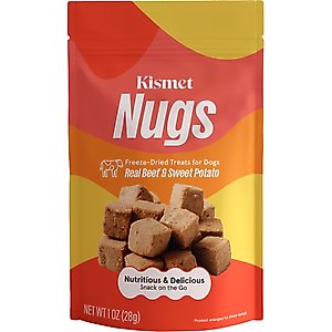 Kismet Beef & Sweet Potato Nugs Freeze-Dried Dog Treats, 1-oz bag