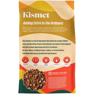 Kismet Chicken & Barley Recipe with Freeze-Dried Nugs Dry Dog Food, 19-lb bag