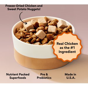 Kismet Chicken & Barley Recipe with Freeze-Dried Nugs Dry Dog Food, 19-lb bag