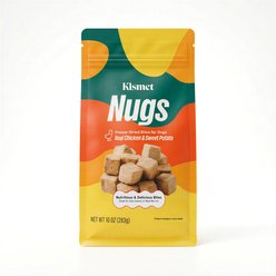 Kismet Chicken & Sweet Potato Nugs Freeze-Dried Dog Treats, 10-oz bag