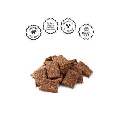 Show full view: Kismet Slow Cooked Beef Squares Jerky Dog Treats, 14-oz bag slide 5 of 9