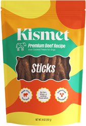 Kismet Slow Cooked Beef Sticks Jerky Dog Treats, 14-oz bag