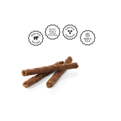Show full view: Kismet Slow Cooked Beef Sticks Jerky Dog Treats, 14-oz bag slide 5 of 9