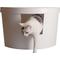 Show in main carousel: Kitangle Corner Kitty Cat Litter Box, Large, White slide 8 of 10