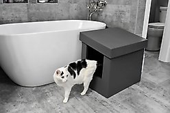 Kitangle Slope Style Cat Litter Box, X-Large, Grey