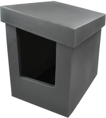 Show full view: Kitangle Slope Style Cat Litter Box, X-Large, Grey slide 7 of 9