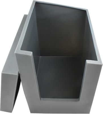 Show full view: Kitangle Slope Style Cat Litter Box, X-Large, Grey slide 8 of 9