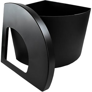 Kitangle Top Entry Cat Litter Box, Large, Black