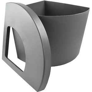 Kitangle Top Entry Cat Litter Box, Large, Grey