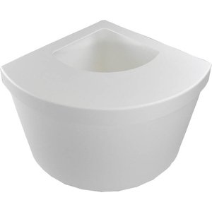 Kitangle Top Entry Cat Litter Box, Large, White