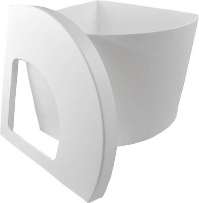 Show full view: Kitangle Top Entry Cat Litter Box, Large, White slide 6 of 9