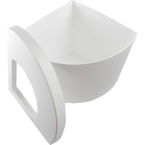 Kitangle Top Entry Cat Litter Box, Large, White