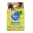 Kitten Chow Naturals Original with Added Vitamins, Minerals & Nutrients Dry Cat Food, 3.15-lb bag