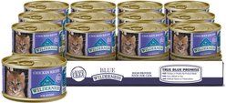 Kitten Variety Pack - Blue Buffalo Wilderness Kitten Chicken Grain-Free Canned Cat Food, Salmon Canned Food, Chicken & Trout Canned Food slide 2 of 8