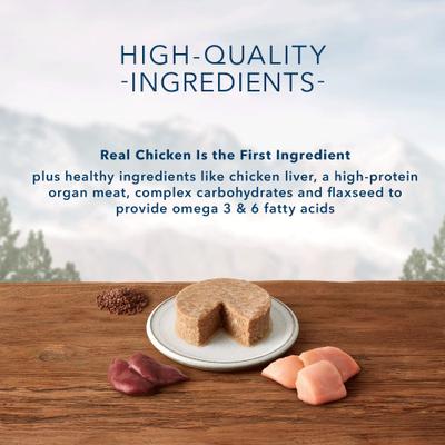 Show full view: Kitten Variety Pack - Blue Buffalo Wilderness Kitten Chicken Grain-Free Canned Cat Food, Salmon Canned Food, Chicken & Trout Canned Food slide 4 of 8