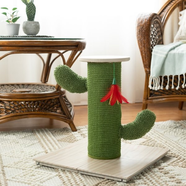 Happy & Polly Cactus Cat Scratcher, Green