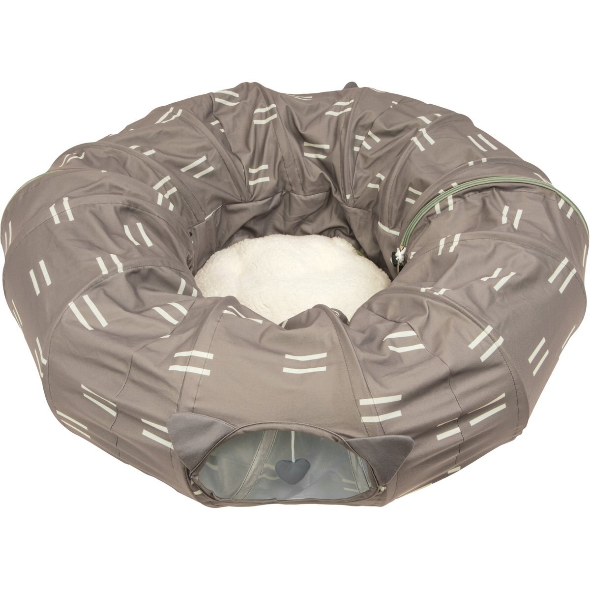 Kitty City Tunnel Cat Bed, Medium, Brown