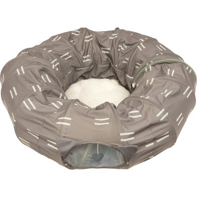 Kitty City Kitty City Tunnel Cat Bed, Medium, Brown