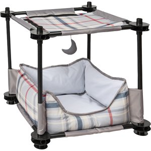 Kitty City Claw Indoor Mega Kit Cat Furniture Cat Bed, Gray, Medium