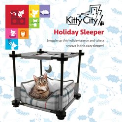 Kitty City Claw Indoor Mega Kit Cat Furniture Cat Bed, Gray, Medium slide 2 of 8