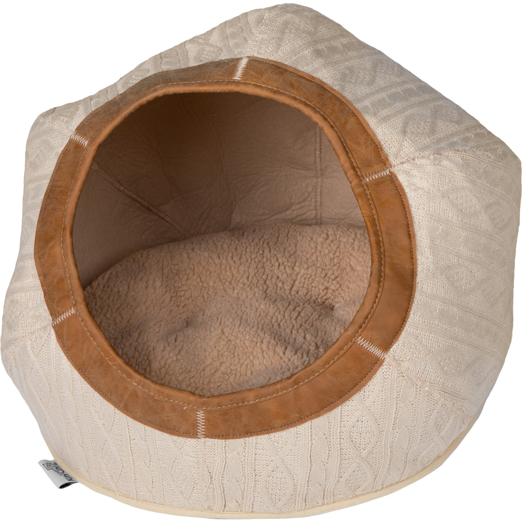 Kitty City Felt Round Bed Cat Bed, Gray, Medium