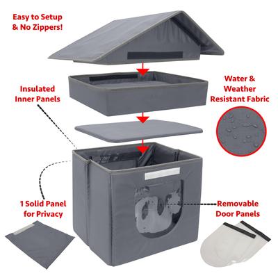 Show full view: Kitty City Outdoor Cat House slide 7 of 10