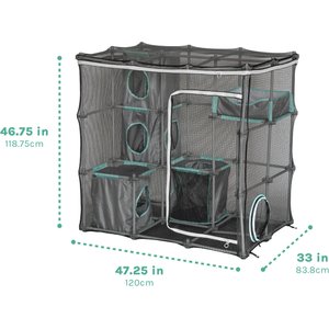 Kitty City Outdoor Catio Cat Furniture & Play Kit