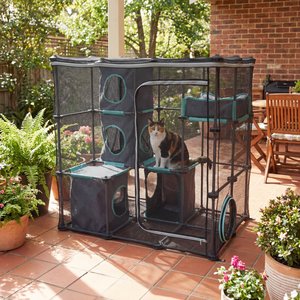 Kitty City Outdoor Catio Cat Furniture & Play Kit