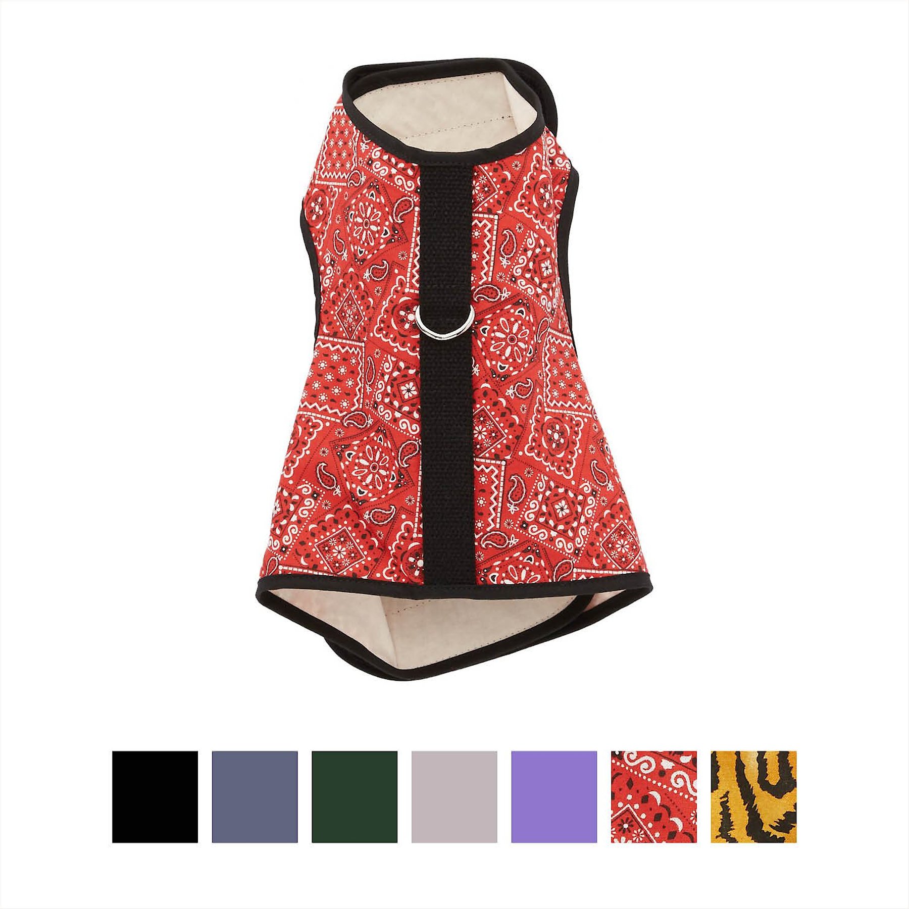 Kitty Holster Cat Harness, Blazin Red Bandana, X-Small