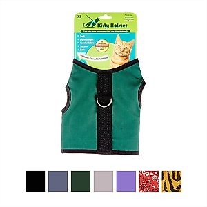 Kitty Holster Cat Harness, Hunter Green, X-Small