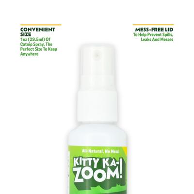 Show full view: Kitty Ka-Zoom Liquid Catnip Spray, 1-fl oz bottle slide 4 of 5