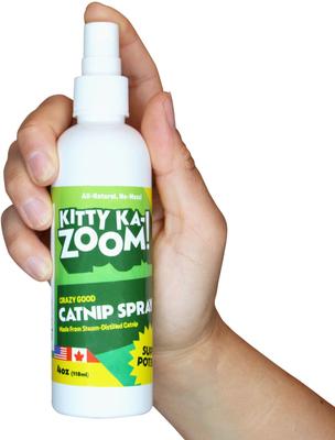Show full view: Kitty Ka-Zoom Liquid Catnip Spray, 4-fl oz bottle slide 5 of 6