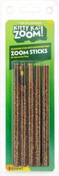 Kitty Ka-Zoom Silvervine Fruit Covered Sticks Cat Natural Chew Treats, 5 count