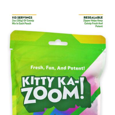 Show full view: Kitty Ka-Zoom Silvervine Surge Catnip, 2-oz bag slide 4 of 6