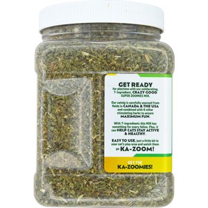 Kitty Ka-Zoom Super Zoomies Mix Catnip, 3.67-oz jar
